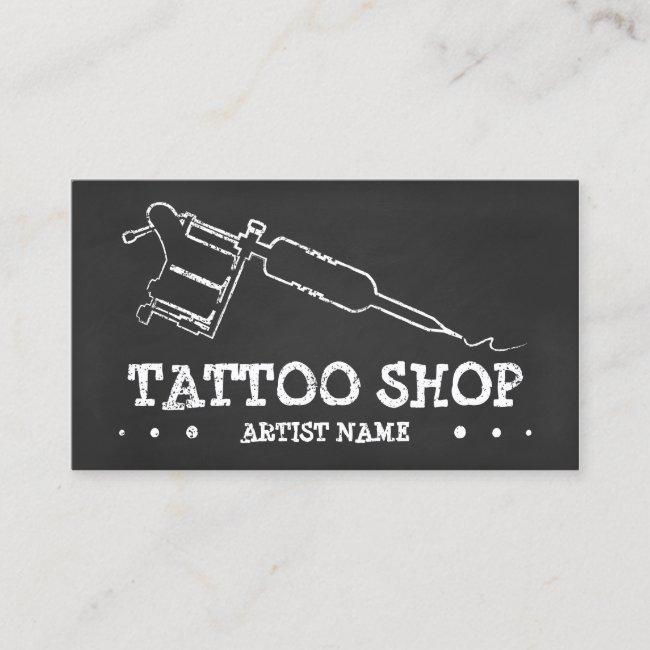 Tattoo Chalk Business Card