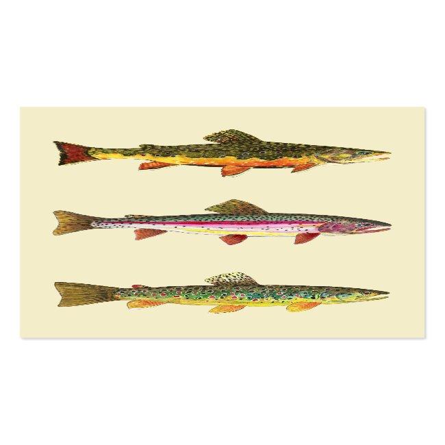 The Three Trout Business Card