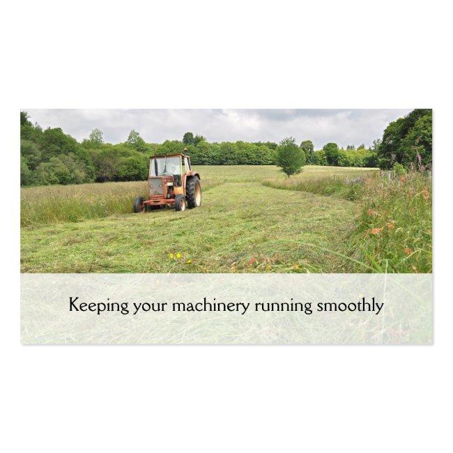 Tractor Haymaking Business Card