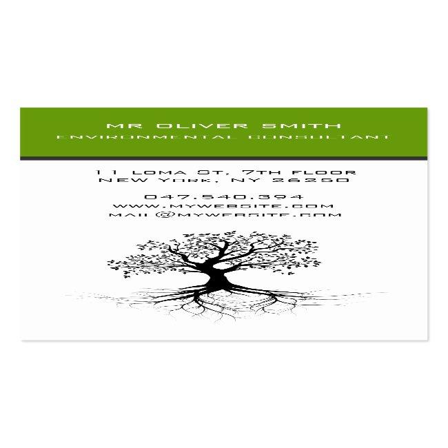 Tree And Environment Business Card