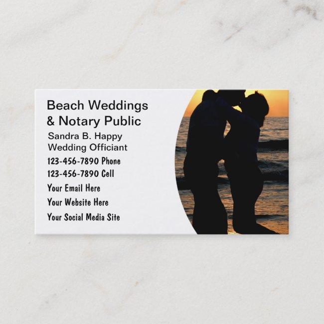 Wedding Officiant Business Cards