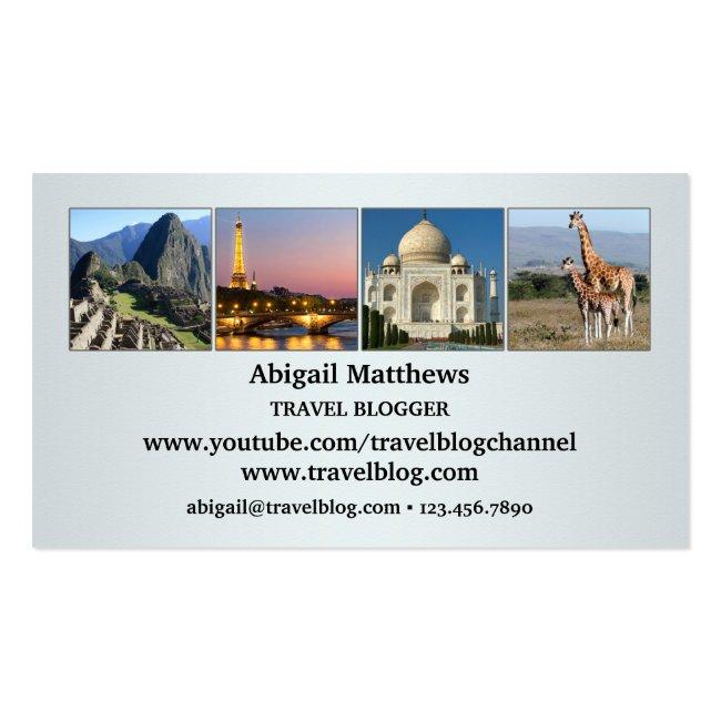 Your Photos Travel Agent Or Blogger Business Card