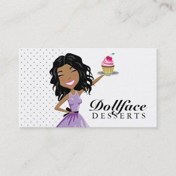 311 dollface desserts ebonie business card