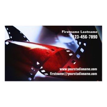 Small 35mm Film Business Card Front View