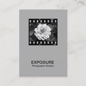 35mm film frame 01 - gray business card