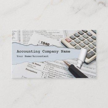 accountant business card