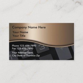 accountant business cards