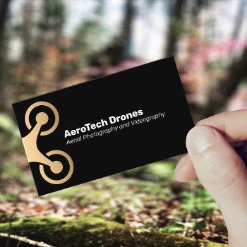 aerial drone photography and videography company  business card