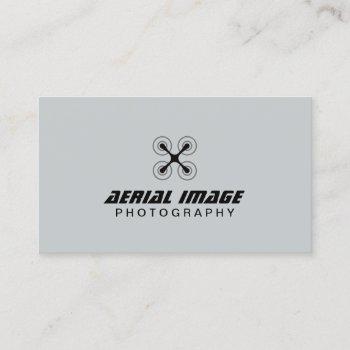 aerial video & photography drone service business card