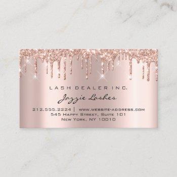 aftercare instructions lash deal  rose blush drips business card