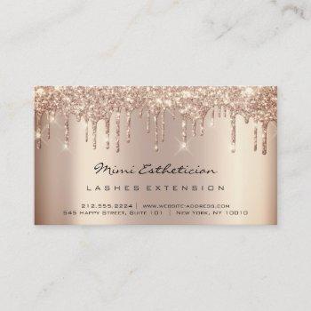 aftercare instructions lash rose gold drips vip business card
