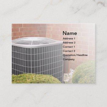 air conditioner business card