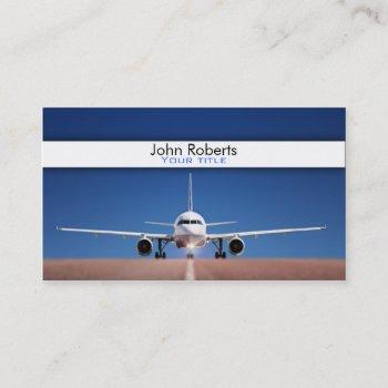 airplane pilot business card
