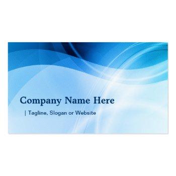 Small Airplane Pilot - Modern Blue Creative Business Card Back View