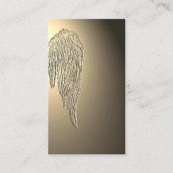 angel wing, wings spiritual psychic business cards