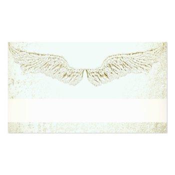 Small Angel Wings,christian,spiritual,business Cards Front View