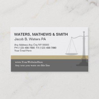 attorney business cards unique