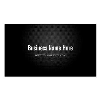 Small Attorney Lawyer Modern Black Metal Silver Qr Code Business Card Back View