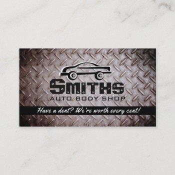 auto body business cards