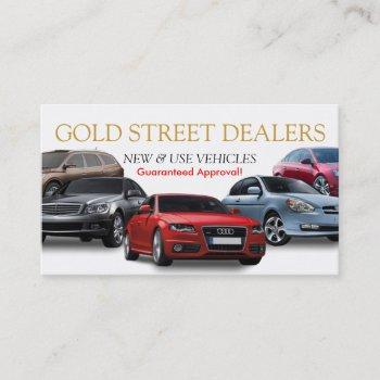 auto, car, dealer dealership business card