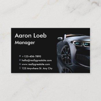 auto detailing cleaning auto repair business card