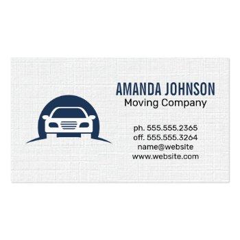 Small Auto Logo Business Card Front View