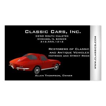 Small Auto Repair Business Card Front View