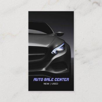 auto sale car dealership business card