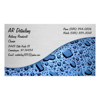 Small Automotive Business Cards Front View