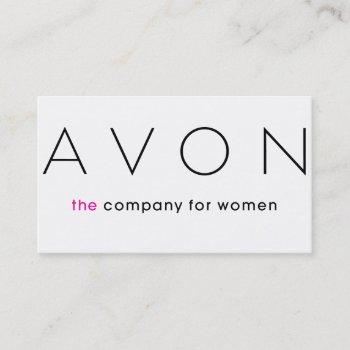 avon business card