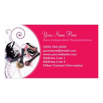 Small Avon Business Card Front View
