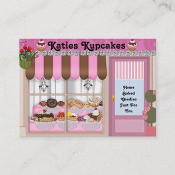 bake shop style  bling business card
