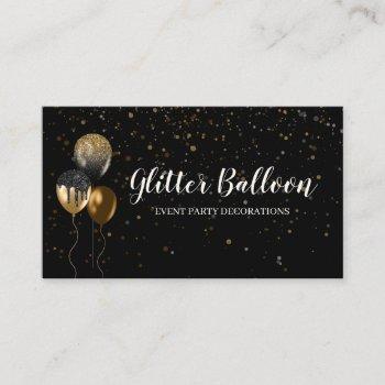 balloon party decoration event planner birthday business card