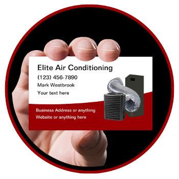 best air conditioning service business cars business card