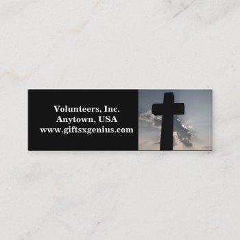 bible verse volunteer appreciation gift mini business card