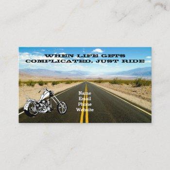 biker club business card