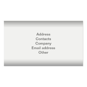 Small Biotechnology & Pharmaceuticals Business Card Back View