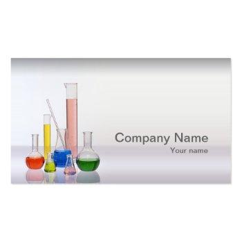 Small Biotechnology & Pharmaceuticals Business Card Front View
