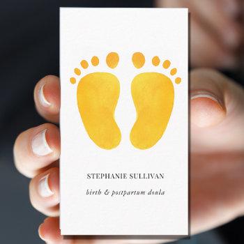 birth and postpartum doula business card