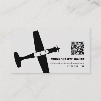black and gray modern t-6 upt business card