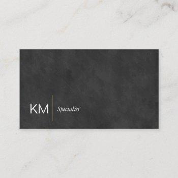 black lux | executive | simple minimal business card
