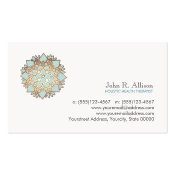Small Blue Lotus Holistic Healing Arts And Wellness Business Card Front View