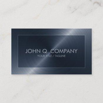 blue steel look business card