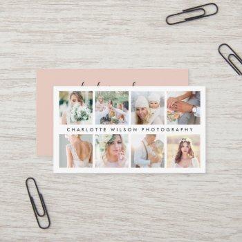 blush photo collage | photographer business card