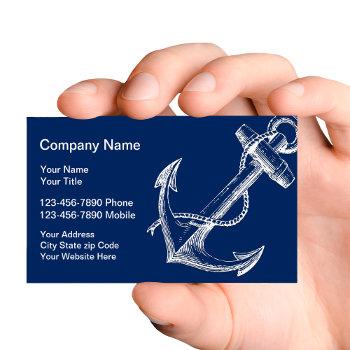 boat anchor business cards