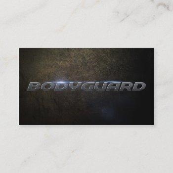 bodyguard business card
