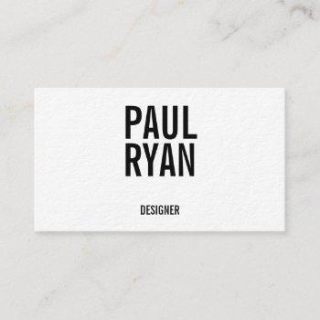 bold business cards