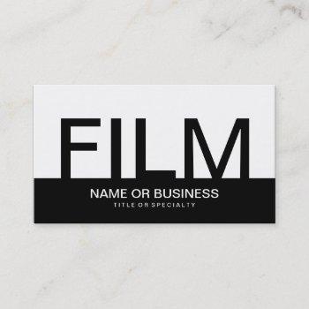 bold film business card