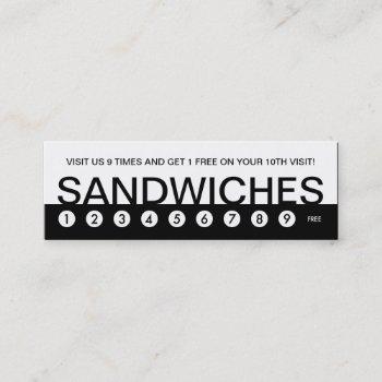 bold sandwiches customer loyalty
