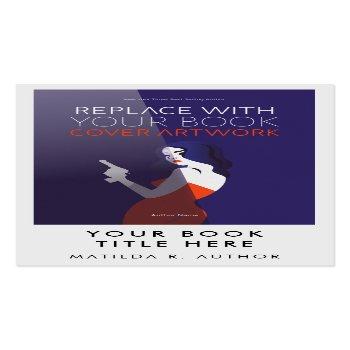 Small Book Launch | Author Promotional Cover Artwork Business Card Front View